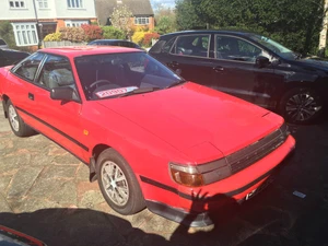 1988 TOYOTA CELICA GT AUTO RED 1 OWNER FROM NEW - Picture 1 of 3