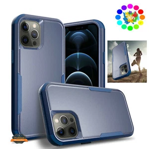 For Apple iPhone 14 /Plus Pro Max Shockproof Dual Layer Tough Hybrid Case Cover - Picture 1 of 31