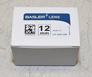 BASLER C11-1220-12M 12mm 1:2.1 1.1" CCD LENS C-MOUNT  NEW! - Picture 1 of 3