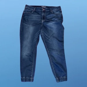 Pantalones de mezclilla Maurices talla grande tiro alto puño reunido talla 20 37x27 #23 - Imagen 1 de 6