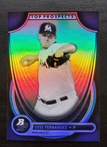 2013 Bowman Platinum Jose Fernandez Top Prospects #TP-JF Miami Marlins - Picture 1 of 2