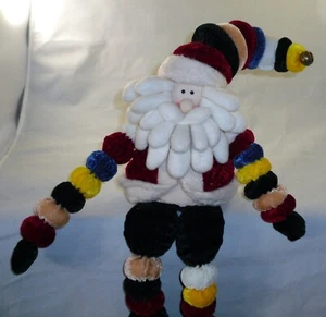 Santa Claus Plush 32" Christmas Shelf Sitter Stuffed RARE Cute - Bild 1 von 3