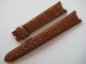 ORIGINAL TUDOR UHRENBAND ARMBAND BRAUN GEPRÄGT LEDER 17x14mm UNGETRAGEN - Bild 1 von 12