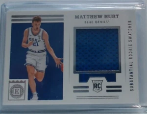 Camiseta de novato Panini Chronicles Matthew Hurt 2021 #ess-Mh Blue Devils MSK - Imagen 1 de 2