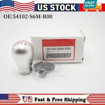 OEM Honda 02-06 Acura RSX Type S 6 Speed Aluminum Shift Knob 54102-S6M-R00 JAPAN - Image 1 of 4