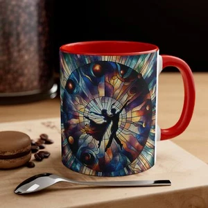 Dancing in The Sky Unique Design Nice Coffee Mug Accent Coffee Mug, 11oz - Bild 1 von 17