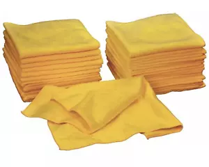 Kirkland Signature Ultra Soft Plush Microfibre Car Towels Yellow - Picture 1 of 3