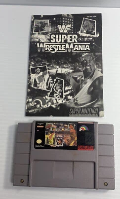 WWF Raw - Super Nintendo SNES Game Authentic ~ Tested w/ Manual - Image 1 of 4