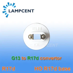 10-100/PCS G13 Bi-Pin to R17D (HO) Converter Adapter T8/T10/T12 LED Tube Light - Picture 1 of 1