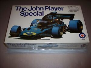 1/25 scale Entex The John Player Special Lotus F1 plastic kit. NOS