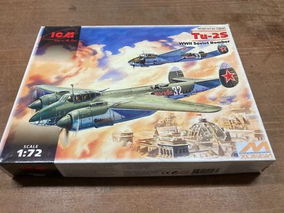 ICM Tupolev Tu-2 S soviet bomber in 1:72 scale - Sealed - Immagine 1 di 4