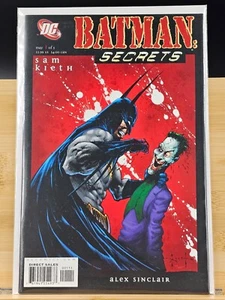 TÚ ELIGES EL NÚMERO - BATMAN: SECRETOS - DC - NÚMERO 1 - 2 - Imagen 1 de 3