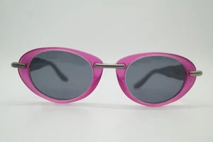 Occhiali da sole vintage silhouette 9112/00 viola argento grigio ovali sunglasses - Foto 1 di 6