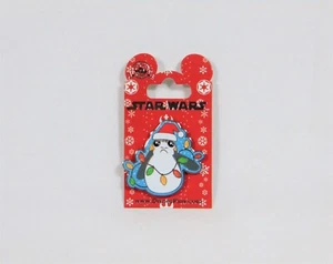 Disney Star Wars Christmas Holiday Porg Wearing Santa Hat & Lights Pin NEW RARE - Picture 1 of 1