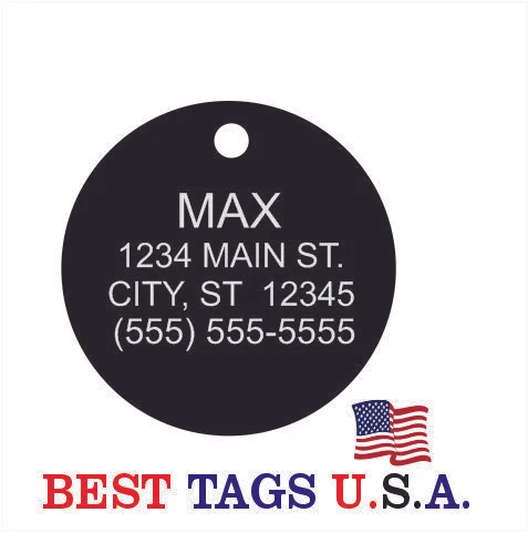 LA MEJOR ETIQUETA DE PERRO Grabado Personalizado Hecho en EE. UU. - $3.95 ENVIADO! Foto 1 de 1