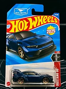 Hot Wheels 2025 Case P FORD MUSTANG GTD Mustang 60 LONG Card Free Protector - Picture 1 of 3