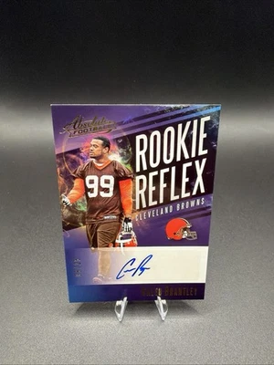 Caleb Brantley #RR-CB 2017 Absolute Football Rookie Reflex Auto #'d 08/25 Browns - Image 1 of 4