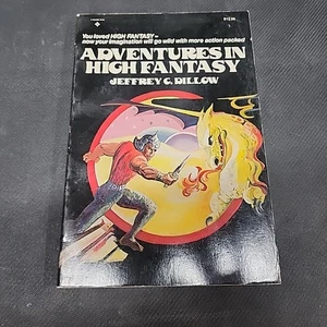ADVENTURES IN HIGH FANTASY Softcover Book Jeffrey Dillow ROLE PLAYING First 1981 - Foto 1 di 6