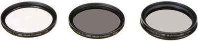 Vivitar Series 1, 3-Piece Multi-Coated HD Pro Filter Set (52mm UV/CPL/ND8) - Image 1 of 2
