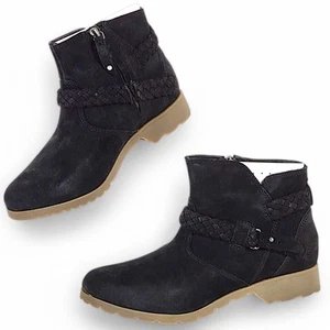 Teva Womens Delavina 5 / 6 Low Leather Fashion Boot Shoes - Picture 1 of 8