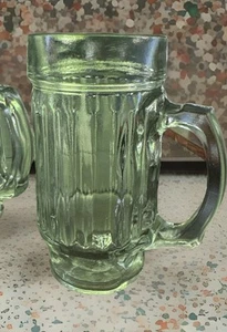 Vintage Anchor Hocking Beer Mug Glass Root Beer Float Set Of 6 - Picture 1 of 4