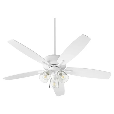 Studio White 52"Ceiling Fan from the Breeze Collection - Image 1 of 3