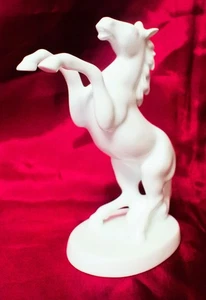 Gerold Porzellan Aufzucht weißes Pferd Figur 6083 lll - Bild 1 von 5