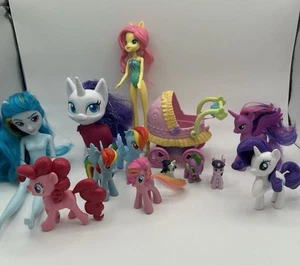 My Little Pony Lot Of 13 Hasbro Toys Equestria Girls, Spike the Dragon & Ponies - Picture 1 of 15