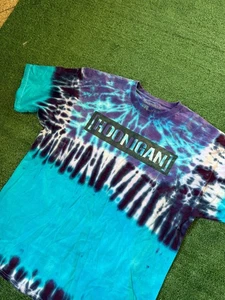 T-shirt maglietta Hoonigan Racing Tie Dye Spell Out grafica auto da corsa taglia XL cool - Foto 1 di 6