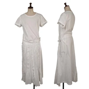 tricot COMME des GARCONS Front Belt Tuck Dress Size S-M(K-135569) - Picture 1 of 12