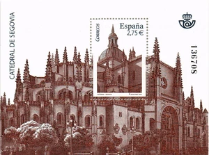 Spanien 2010 Architektur Segovia Kathedrale Edifil 4580 Gesichtsbehandlung 2,75 € postfrisch sehr schön - Bild 1 von 1