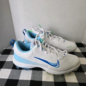 Nike Force Trout 9 Pro Baseball Cleats Men’s White Blue Performance Size 13 - Picture 1 of 12