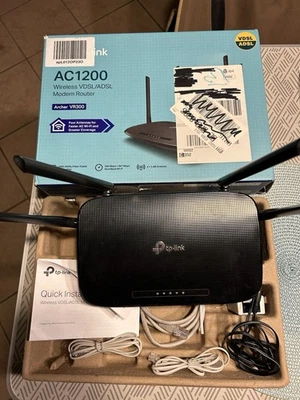 TP-Link VR300 AC1200 Dualband WLAN Router 4-Port WiFi LAN ADSL VDSL Modem - Bild 1 von 3