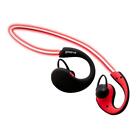 Groov-E Gvbt800rd Wireless Bluetooth Sports Headphones With Led Neckband - Red