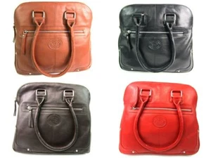 Damen Frauen super weich Premium Qualität Echt Leder Handtasche Schultertasche Beuteltasche - Bild 1 von 59