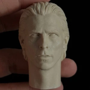 1:6 Christian Bale Head Sculpt Carved For 12" Male Action Figure Body Toys - Picture 1 of 3
