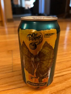 ¡ENVÍO GRATUITO! Lata de refresco Cherry Dr Pepper Jurassic World edición limitada 12 oz NUEVA SELLADA Foto 1 de 2