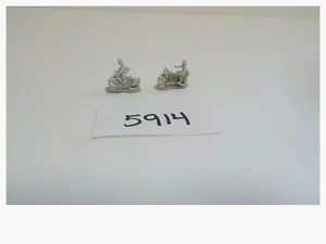 Lotto di 2 figurine uomo moto e pilota scala N layout treno #5914 - Foto 1 di 3