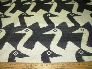 2 YDS P KAUFMANN VOLADOR DUCKS COTTON DRAPERY UPHOLSTERY FABRIC FOR LESS - Picture 1 of 3