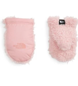 The North Face Kids 6-12 Month Winter Mitten Littles Suave Osolito Peach Infant - Picture 1 of 10