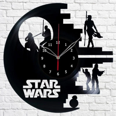 Reloj de Vinilo Star Wars Reloj de Pared Arte Único Disco de Vinilo Reloj de Pared 198  Foto 1 de 4