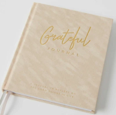 GRATEFUL JOURNAL gratitude thoughts memories diary notebook notes book wedding - image 1 of 2