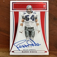 2022 Flawless Randy White Honored Ink Ruby On Card Auto /8 Cowboys