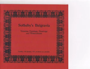 Sotheby's Belgravia - Viktorianische Gemälde, Zeichnungen & Aquarelle - 11. Januar 1977 - Bild 1 von 1