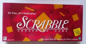 Scrabble CROSSWORD Board Game Milton Bradley Vintage 1999 Brand New Sealed  - Picture 1 of 4