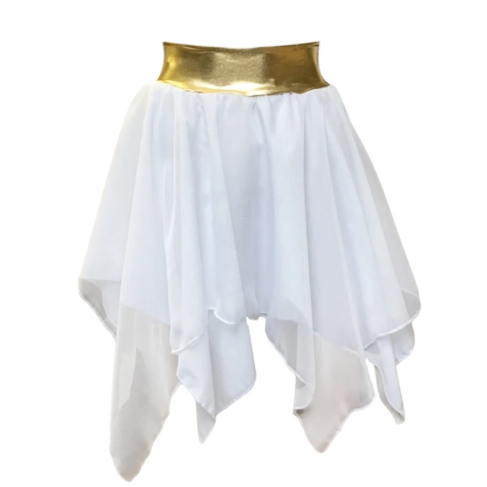 Greek outfit Skirt chiffon Handkerchief Fancy Dress Skirt outfit Costume UK MADE - Image 1 of 1