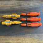 Lot of 5 Vintage Gi Joe Missile 0018N Sphinx Orange Yellow