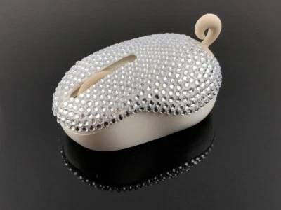 blingustyle Animal Puppy design Crystal Optical 2.4GHz-Wireless PC Mouse  - Image 1 of 4