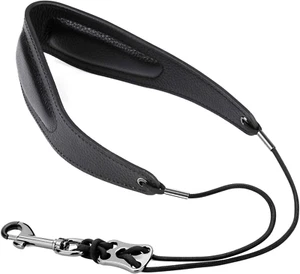 Rinastore Correa para saxofón Saxofón de cuero genuino - Imagen 1 de 12