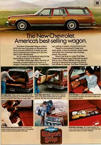 Pubblicità Stampa Vintage 1979 Chevrolet Caprice Classic Estate Wagon Stop Famiglia - Foto 1 di 2